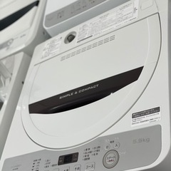 送料・設置込み 洗濯機 5.5kg SHARP 2018年製