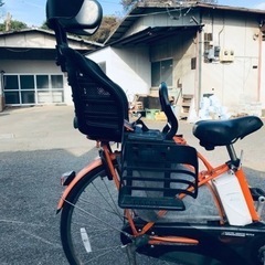 2857番✨電動自転車-Dita 浴衣 水彩の勿忘草色