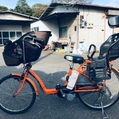 2857番✨電動自転車-Dita 浴衣 水彩の勿忘草色
