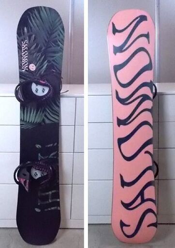 SALOMON スノーボード & FLUX バイン 147cm