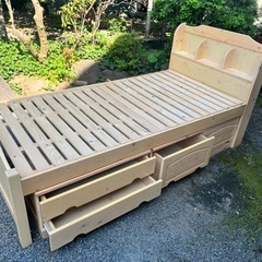 木製ベッド　取引決定