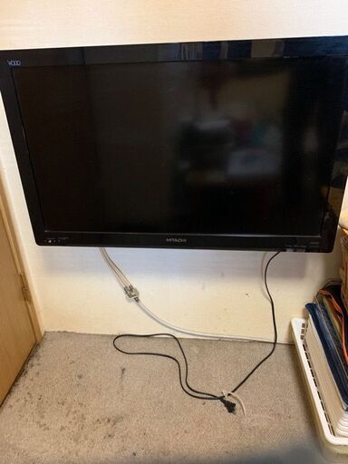 日立☆Wooo☆L32-HP07 B☆液晶テレビ☆32V型☆壁掛け、取説、スタンド  