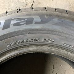 値下げしました　夏タイヤのみ　新品　ブリジストン　215-65-16　4本　車庫保管