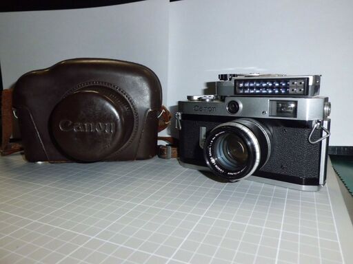 Canon キャノン 旧型カメラ レンジファインダー LENS 50mm 1:1.8 ソフトケース付き 中古