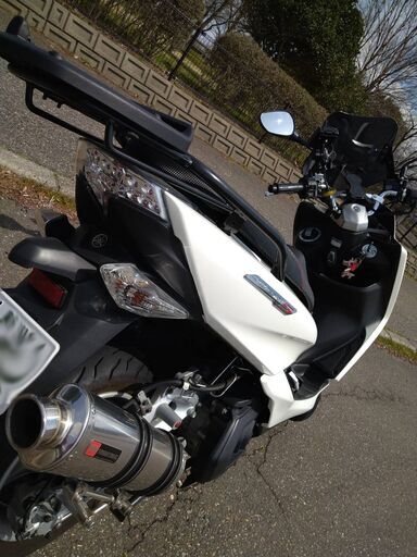 ☆ マジェスティS 155cc ☆新品ローダウンシート付・社外マフラー・ETC等
