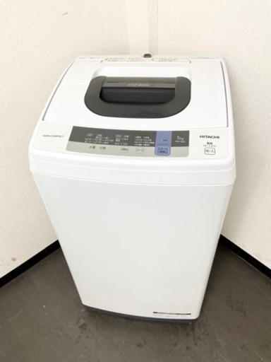 激安‼️2ステップウォッシュ 5キロ 19年製 HITACHI洗濯機NW-50C