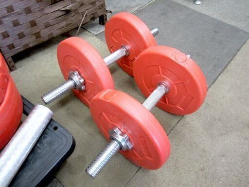 ダンベル フィールドア 総重量60kg 2個セット 連結シャフト29.5㎝付き FIELDOOR/札幌 北20条店 ダンベル フィールドア 総重量60kg 2個セット 連結シャフト29.5㎝付き