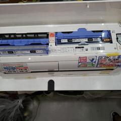 【クリーニング済】標準設置費用込★掃除ロボ★三菱（MITSUBISHI）エアコン 2.2k（冷房6〜9畳用）2018年製 管理番号81204
