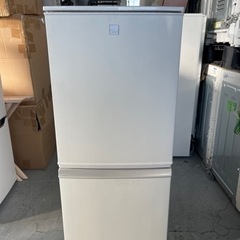 SHARP シャープ 冷凍冷蔵庫 2ドア SJ-14E4-KW