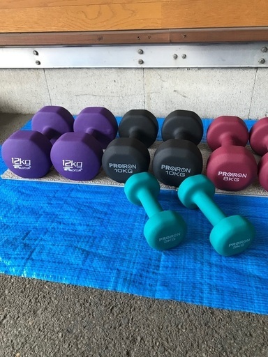 高品質 ウレタンダンベル、フラットベンチ 