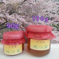 【ネット決済・配送可】第1期　日本蜜蜂ハチミツ　百花蜜　四つ葉　...