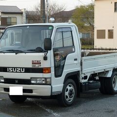 H4 いすゞエルフ　２t全低床平　エアコンパワステ　車検１年付き...