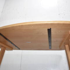 【ヤ取終了3/5】≪zy320≫美品 飛騨産業/キツツキマーク 高級 ダイニングセット 変形テーブル チェア 4脚 木製/ビーチ/ブナ 31218-03