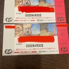 姫路セントラルパーク 入場チケット2枚セット 有効期限17日延長