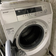 SHARP ドラム式洗濯乾燥機 2017年製 SHARP ES-ZH1-WL 10kg/6kg