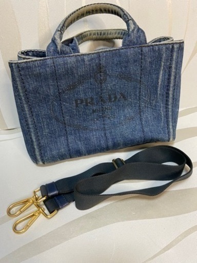 PRADA プラダ カナパ S デニム トートバッグ www.bchoufk.com