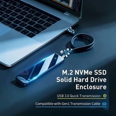 Ba/:000 M.2 SSDケース SATA M / B…