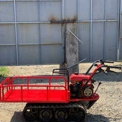 四国製作所 クローラ手動ダンプ運搬車 XL195 最大積載量200kg 再塗装 
