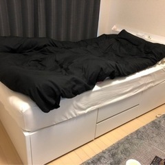 【ネット決済】ベッド　ベッド　フレーム　セミダブル