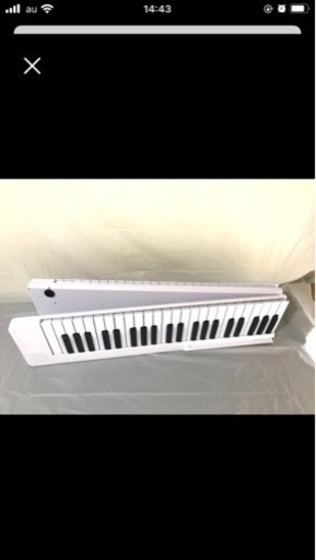 折りたたみ電子ピアノ 88鍵 （ホワイト）