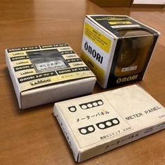 旧車‼︎当時物‼︎OMORI大森52Φ油圧計‼︎新品未使用‼︎  取説、元箱有‼︎