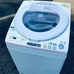 ④ET2253番⭐️8.0kg⭐️ SHARP電気洗濯乾燥機⭐️