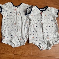 【70】赤ちゃんの城　半袖ロンパース　日本製
