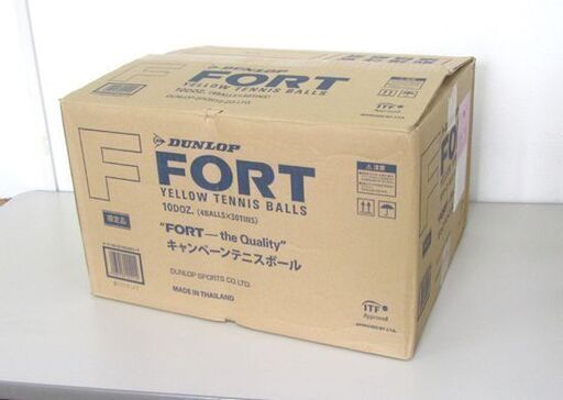 DUNLOP テニスボール FORT 4個入り30缶 硬式用 ダンロップ フォート