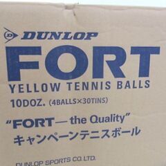 新品 硬式用テニスボール FORT 4個入り30缶 ダンロップ フォート 120個 DUNLOP 札幌市北区屯田