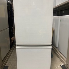 SHARP シャープ　冷蔵庫　SJ-D14D-W  137ℓ 2017年製