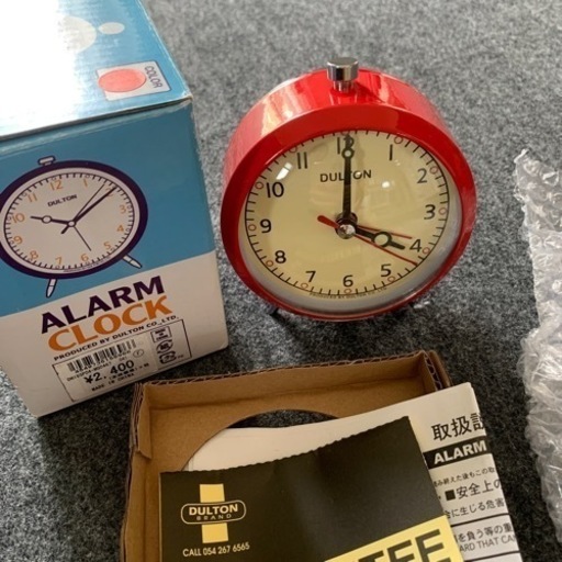 新品　未使用　ダルトン　目覚まし時計