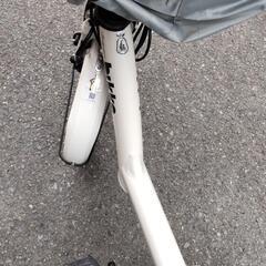電動自転車 ビッケポーラe 子供乗せ 3人乗りホワイト