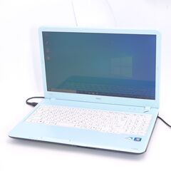  中古動作良品 15インチ 空色 ノートパソコン NEC PC-LS150ES6L Wi-Fi有 Pentium 4GB 640G DVDマルチ 無線 Windows10 Office 即使用可