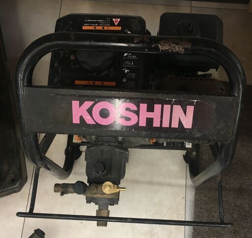 工進 エンジン高圧洗浄機 JCE-1408 中古品※吸水ホース欠品※