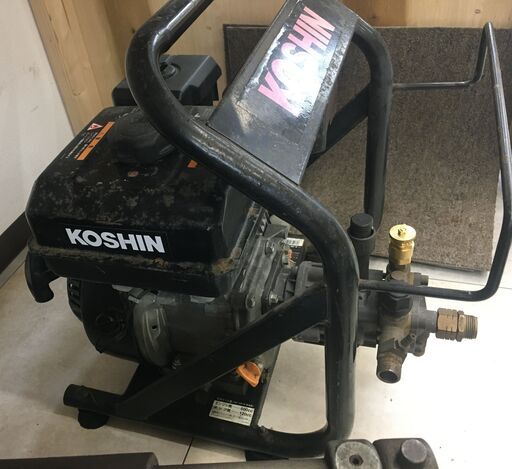 工進 エンジン高圧洗浄機 JCE-1408 中古品※吸水ホース欠品※