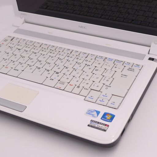 中古良品 初心者向け ノートパソコン NEC PC-LE150C2 14インチ Wi-Fi有 Celeron 4GB DVDマルチ 無線LAN Windows10 Office 即使用可能