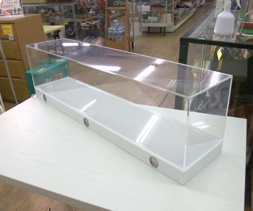 照明付き ショーケース 「白雪美精」幅90cm 奥行20cm アクリルカバー 札幌市 厚別店 照明付き ショーケース 「白雪美精」幅90cm 奥行20cm アクリルカバー