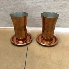 ペアグラス　銅製