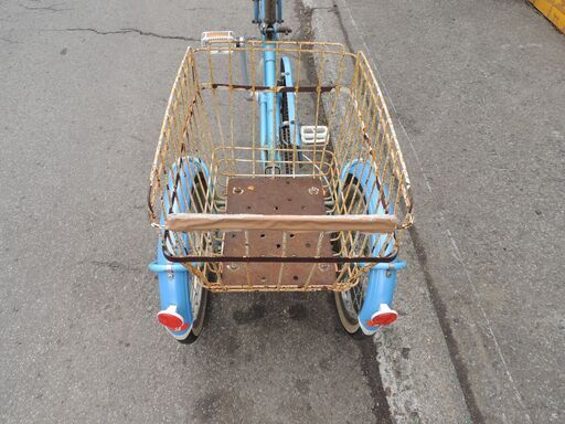 ジャンク】整備済みブリジストン三輪自転車 20インチ 青