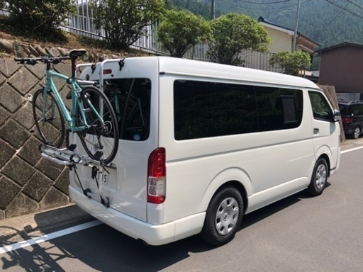 ハイエースワゴンGL 2台積みサイクルキャリア