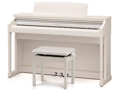 カワイ CA17A 木製鍵盤搭載電子ピアノ ホワイトベージュメープル調仕上げ-