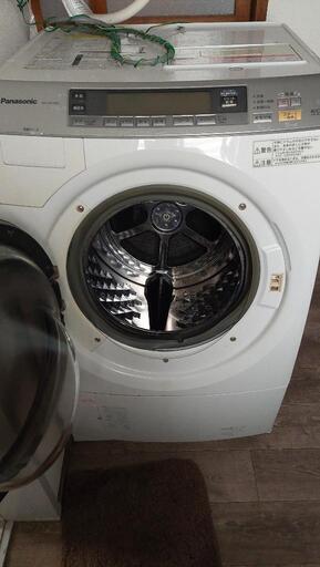 可動 洗濯乾燥機(一部ゴム外れあり)