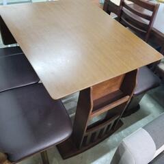 人気】折り畳み式ダイニングテーブルセット 中古 リサイクルショップ