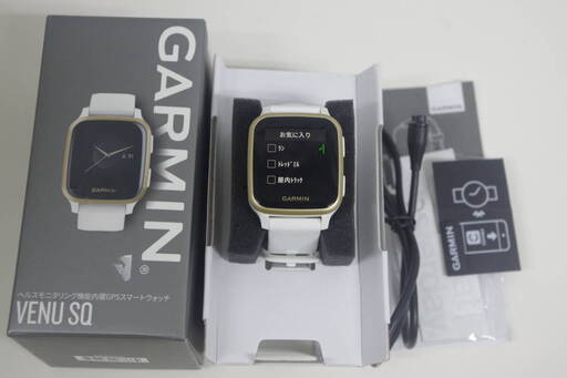 美品！GARMIN/ガーミン/VENU SQヘルスモニタリング機能内蔵GPSスマートウォッチ