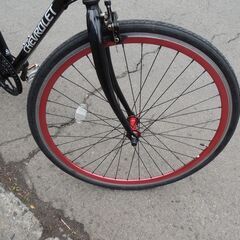 【ジャンク】クロスバイク　シボレー700C28Cブラック整備済み