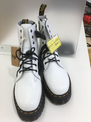 Dr.Martens/ドクターマーチン 8ホールブーツ JADON 15265100 UK10 ホワイト タグ付未使用品