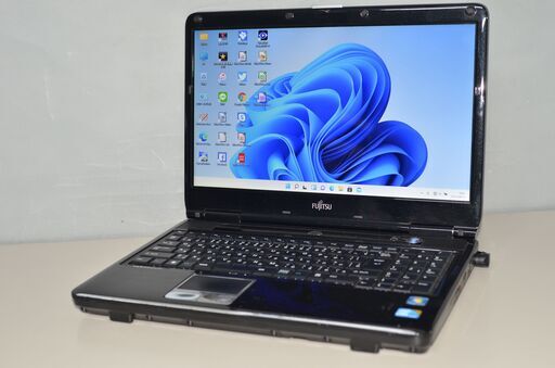 中古ノートパソコン 富士通 NF/G50 Windows11+office core i3-330M/メモリー8GB/HDD500GB/15.6インチ/無線内蔵/DVDマルチ搭載