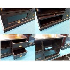 アジアン 輸入家具 ローボード アンティーク調】オリエンタル 