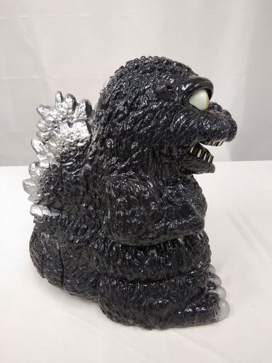 1994年製ゴジラ フィギュア 貯金箱約34cm 1994年製 ゴジラ 貯金箱 黒 - メルカリ