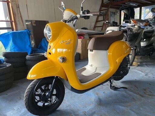 ☆現行型　2500ｋｍ　AY02　ヤマハ　4サイクルビーノＦ1　イエロー　　鹿児島市